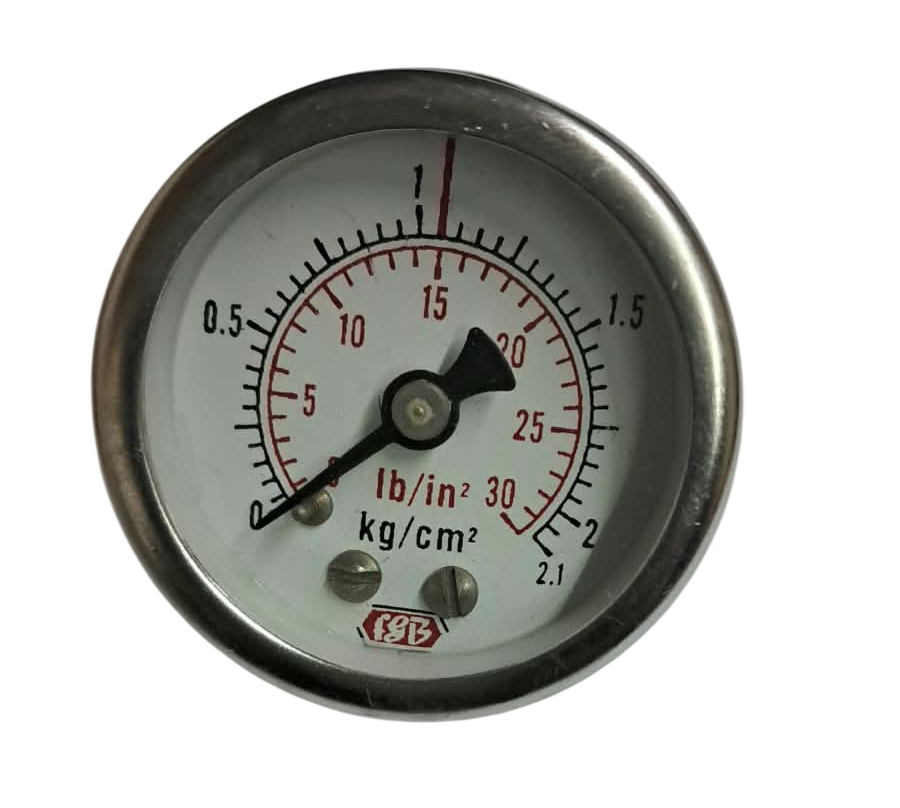 11/2"dial0-30 psi 1/8 bsp b/c ss casing internal brass