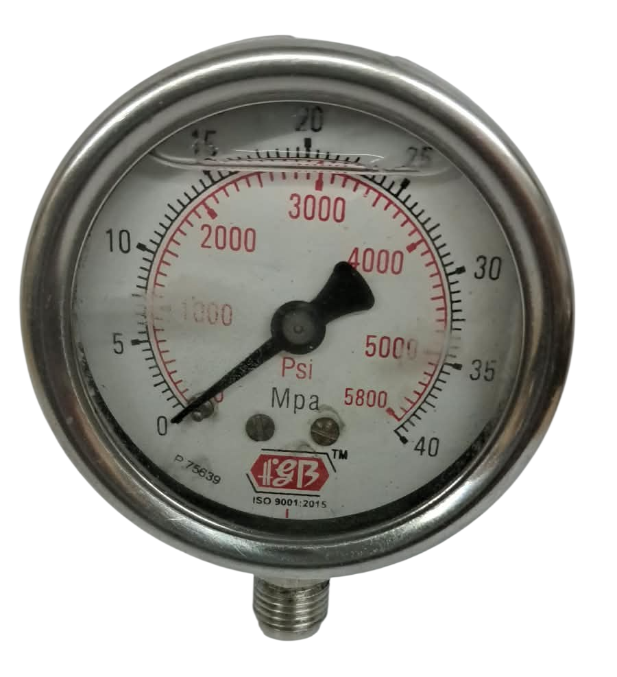 Mega Pascal (MPa) Pressure Gauge Manufactured by FGB in India