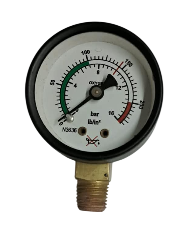 Oxygen Pressure Gauge Manufactured by FGB in India