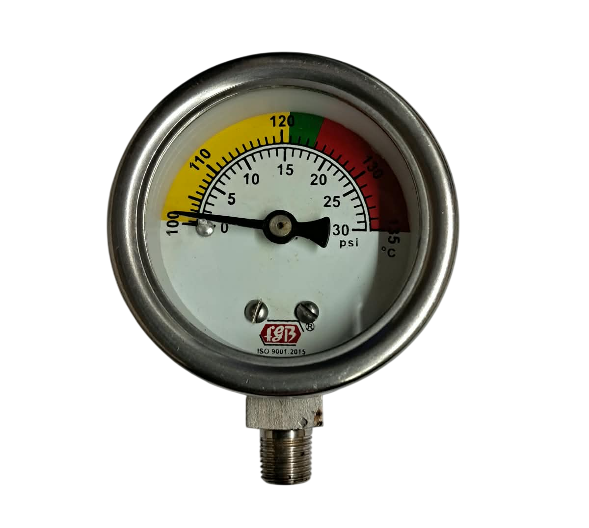 Pneumatic Receiver Pressure Gauge Manufactured by FGB in India