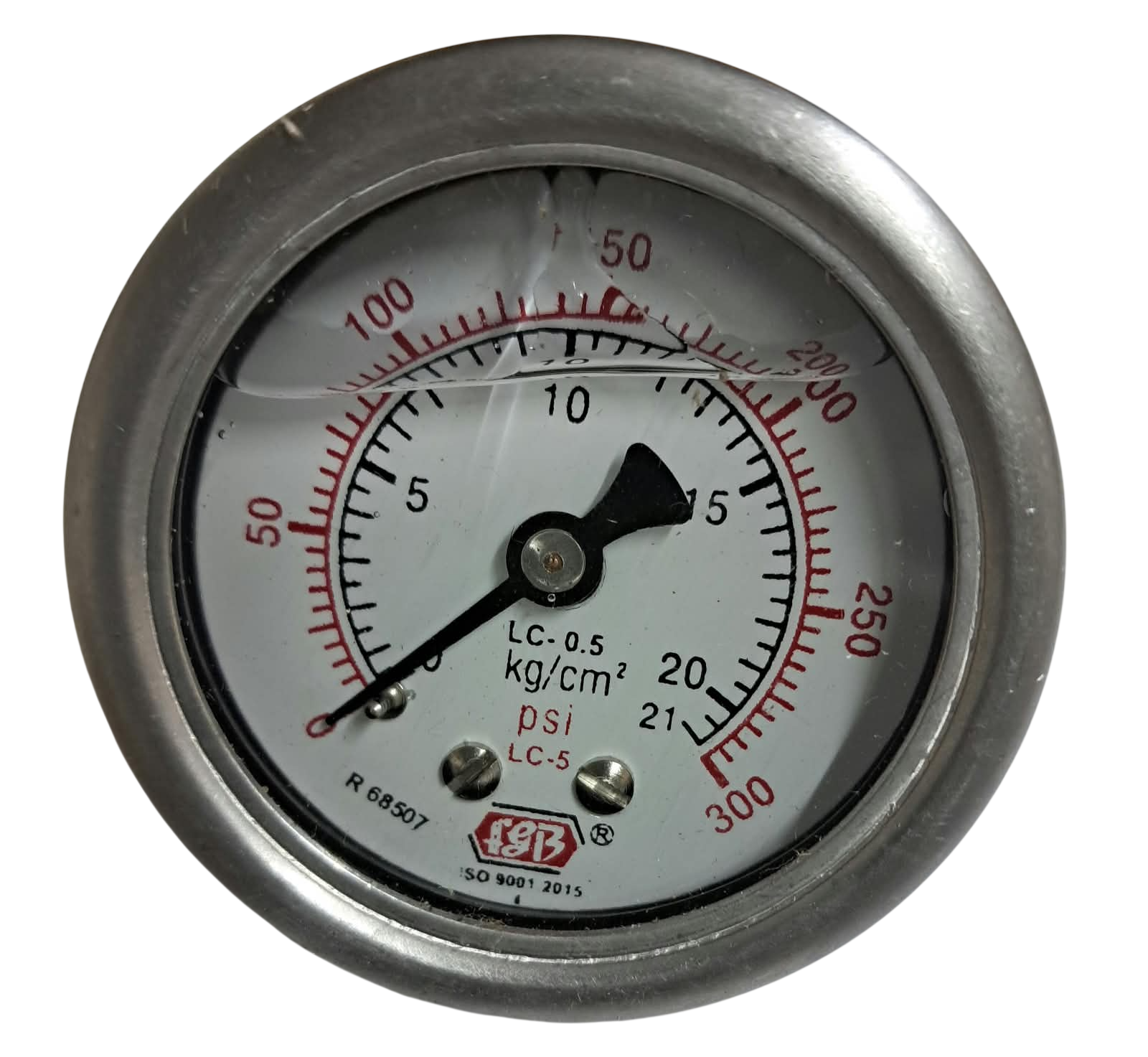 2"dial 0-300 psi 1/4 bsp b/c complete ss glycerin filled