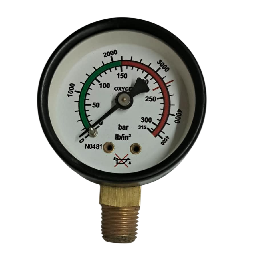 2dial0-315 bar 14 npt bottom oxygen